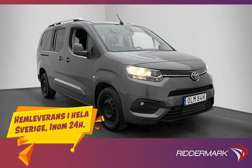 Toyota Proace City Verso 1.2 Turbo 7 Sits HUD 360 P Sensorer