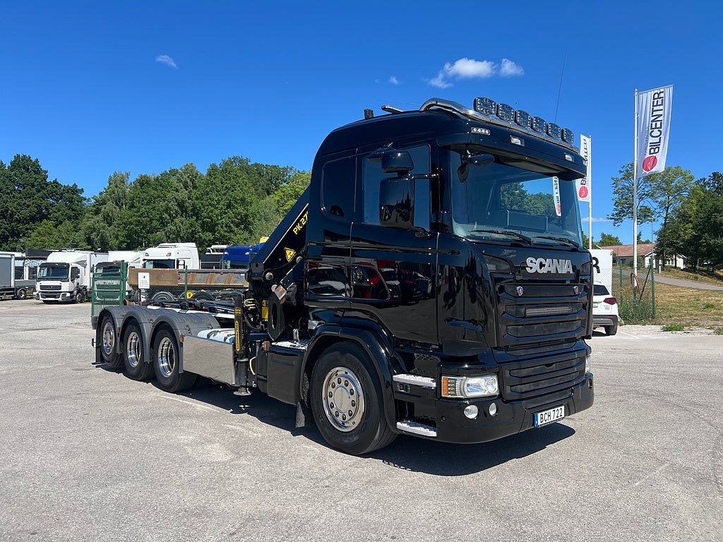 Scania R490 8x4*4 Tridem Kranväxlare, Palfinger 27002 Kran