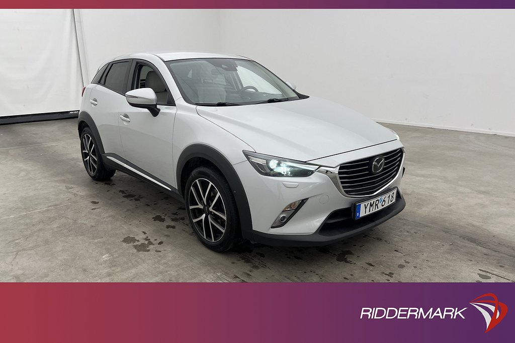 Mazda CX-3 2.0 AWD 150hk Optimum BOSE HUD Kamera Navi Drag