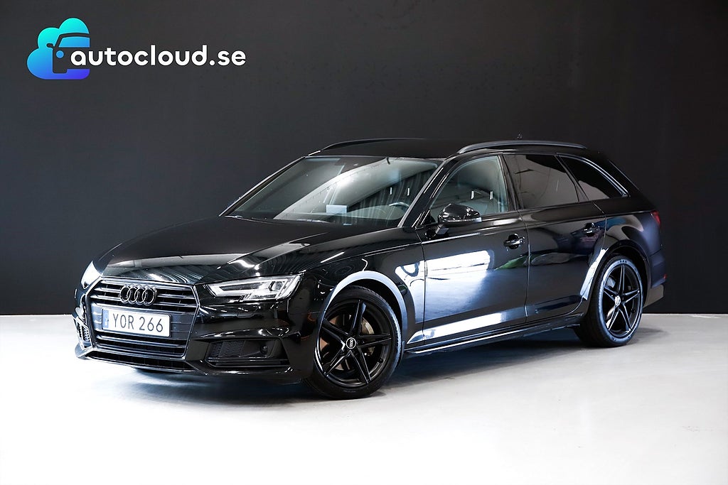 Audi A4 2.0 TDi Q S-Line Svart Optik Drag Värmare