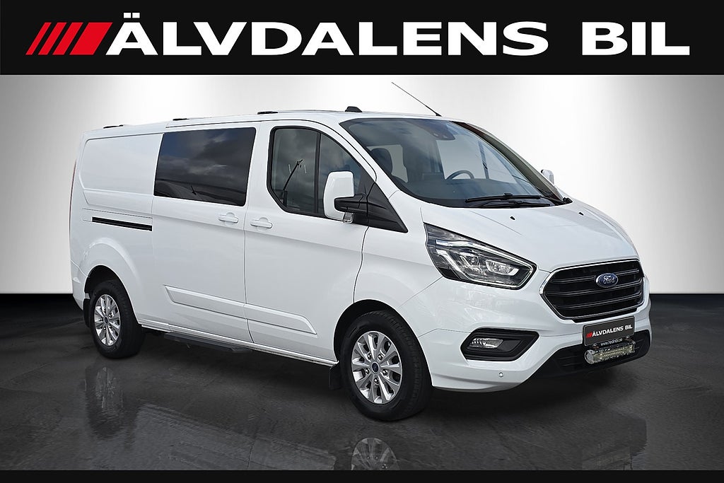 Ford transit Custom 340 Crew Van 170hk Automat/5-sits/Värmare/Drag