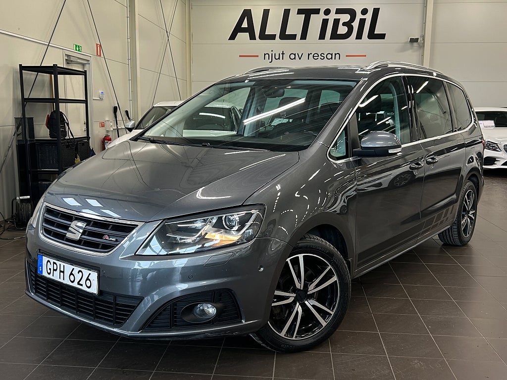 Seat Alhambra 7-Sits 2.0 TDI 4WD FR-Line Drag/Navi/Värmare/Kamera