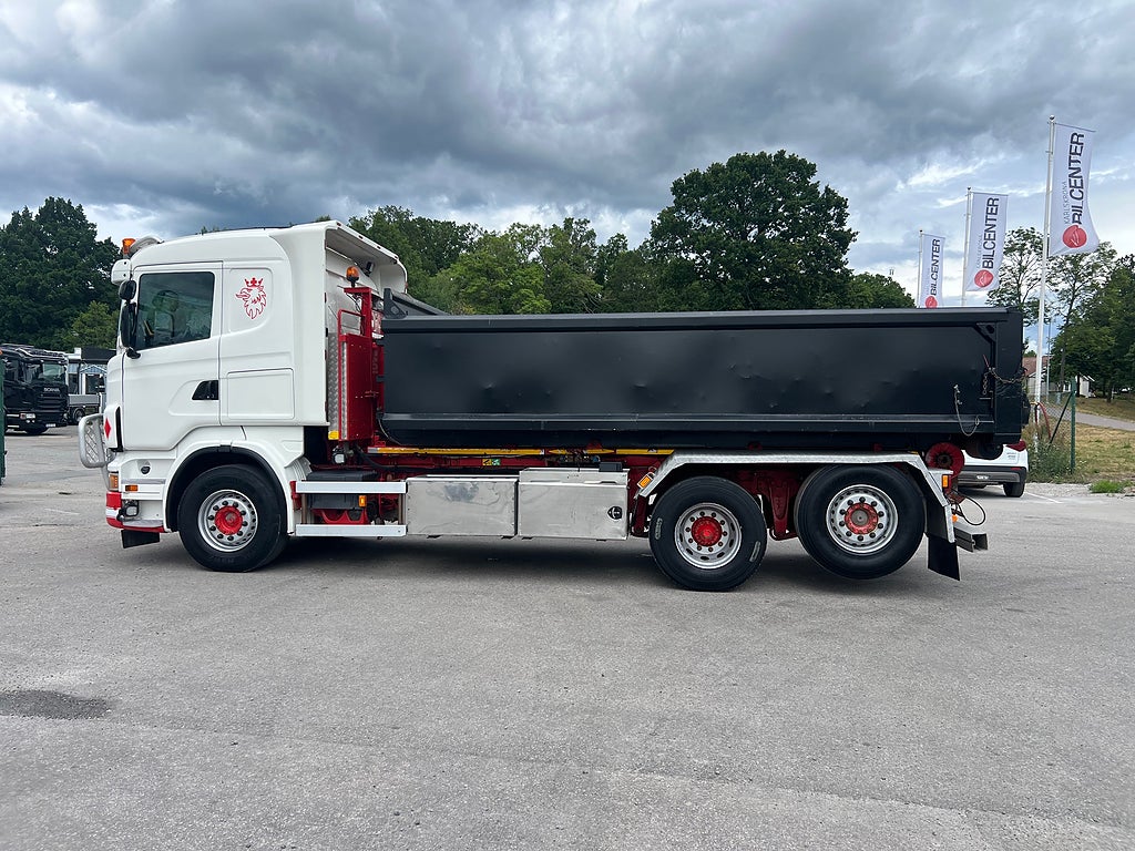 Scania R500 V8 6x2*4 Manuell Växellåda, Lastväxlare inkl flak