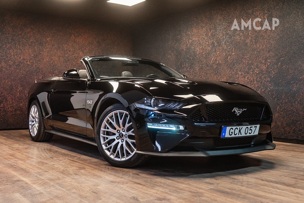 Ford Mustang GT Convertible 450hk | Sv-såld | Custom 2 | Sync III