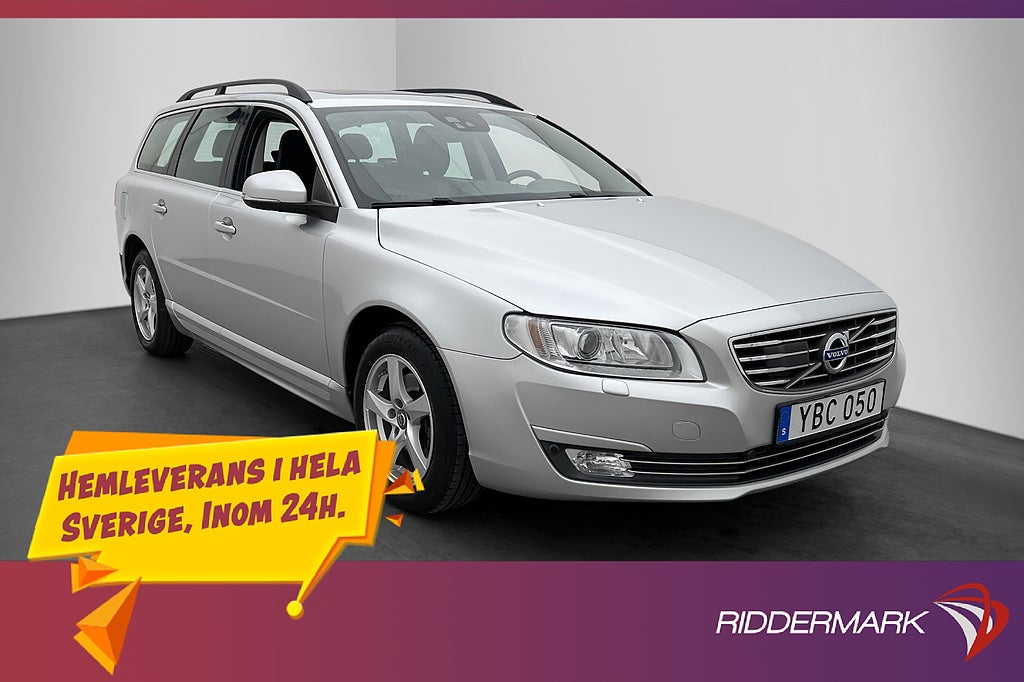 Volvo V70 D4 Classic VOC Skinn Värm P-Sensorer Navi Dragkrok