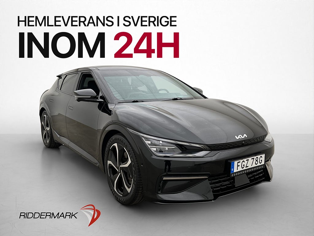 Kia EV6 77.4 kWh AWD GT-Line HUD MERIDIAN Skinn 360° Värm