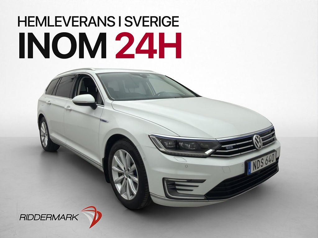 Volkswagen Passat GTE 1.4 TSI 218hk Kamera Värmare Drag
