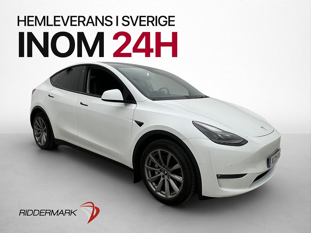 Tesla Model Y Long Range AWD Pano B-Kamera Skinn Navi AP