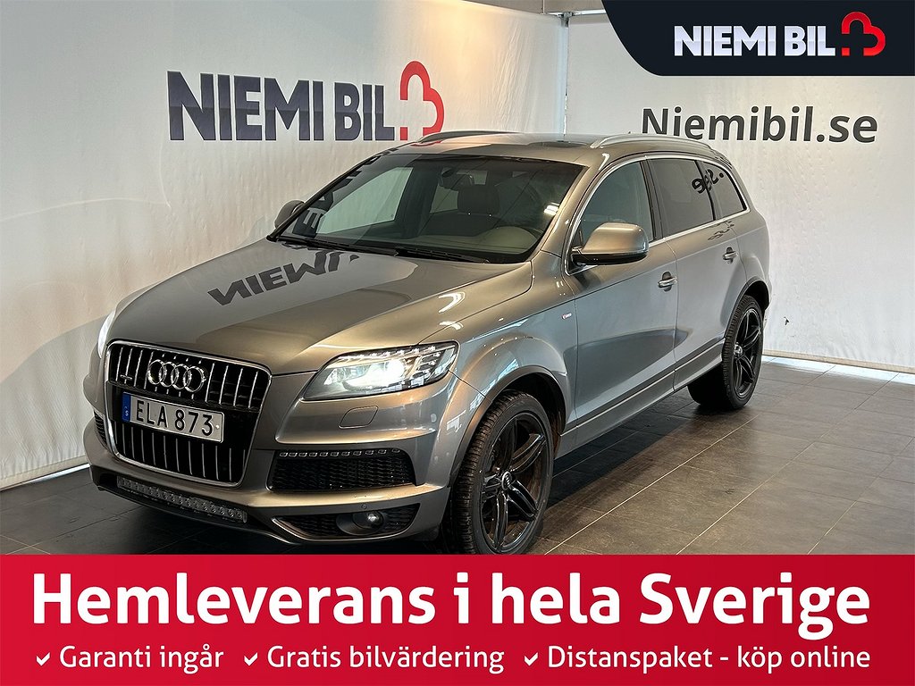 Audi Q7 3.0 TDI V6 Quattro S Line D-värm/Navi/Kamera/7-sits