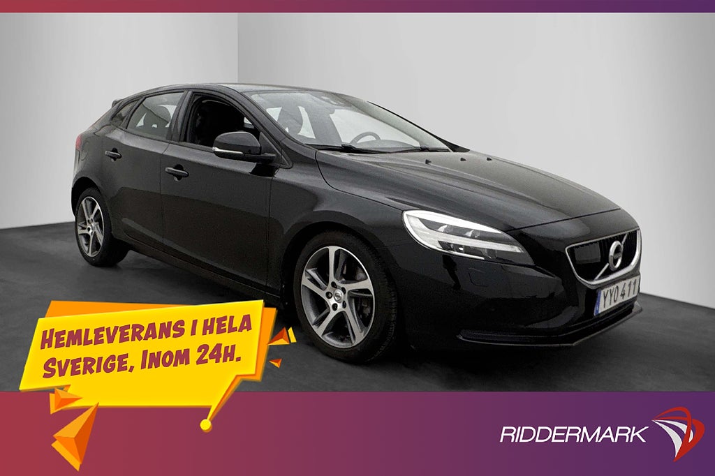 Volvo V40 T3 Momentum Värmare Kamera BLIS Keyless Navi Drag
