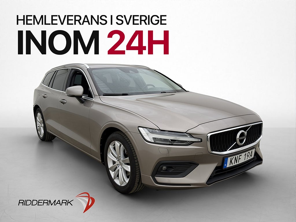 Volvo V60 B4 Momentum H/K VOC Värmare Kamera CarPlay Drag