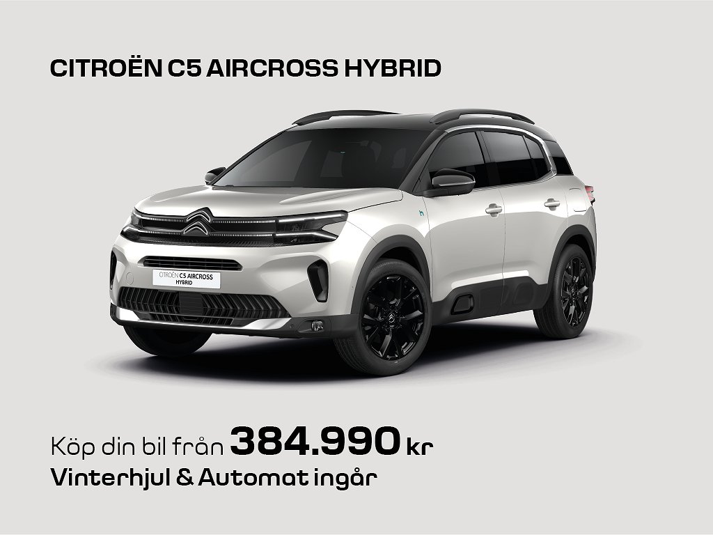 Citroën C5 Aircross Shine 136hk Hybrid V-hjul ingår vid köp 