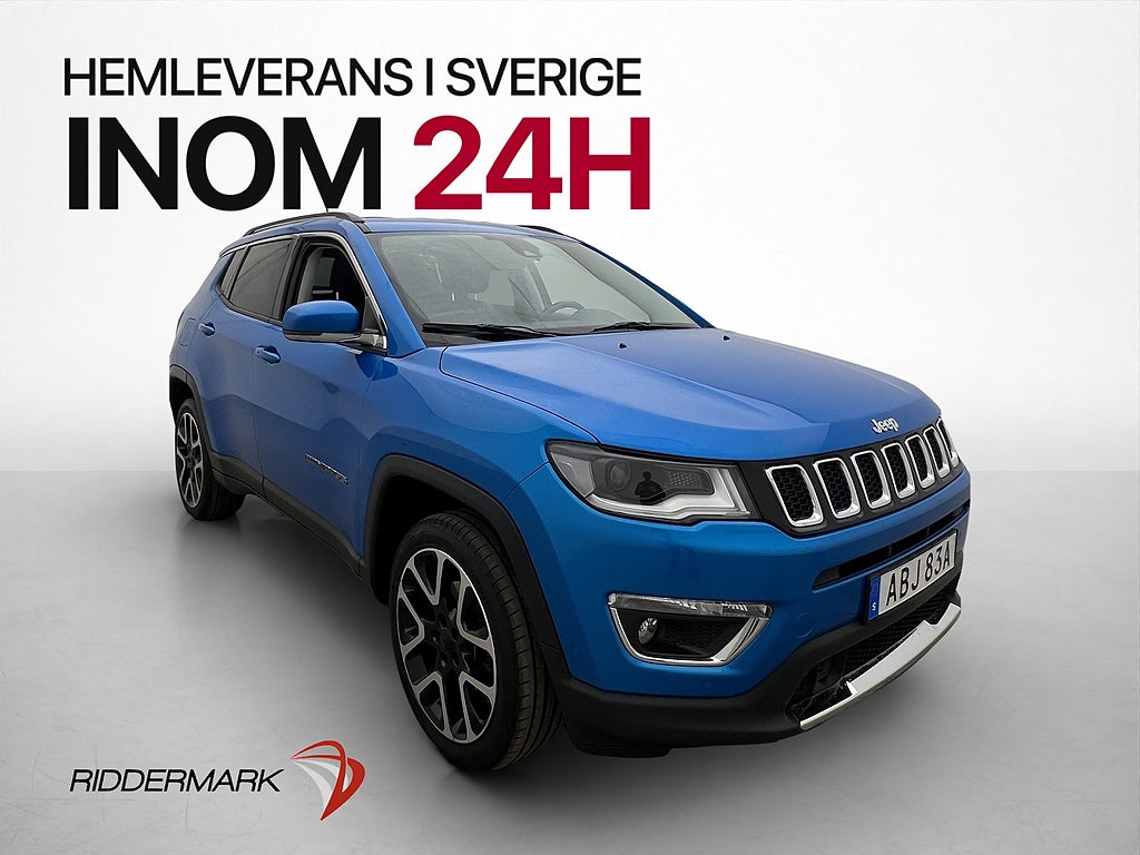 Jeep Compass 4WD 170hk Limited Kamera Navi Halvskinn Drag