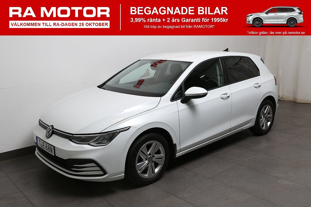 Volkswagen Golf 1,0 TSI 110HK P-Värmare Dragkrok Kamera 2022