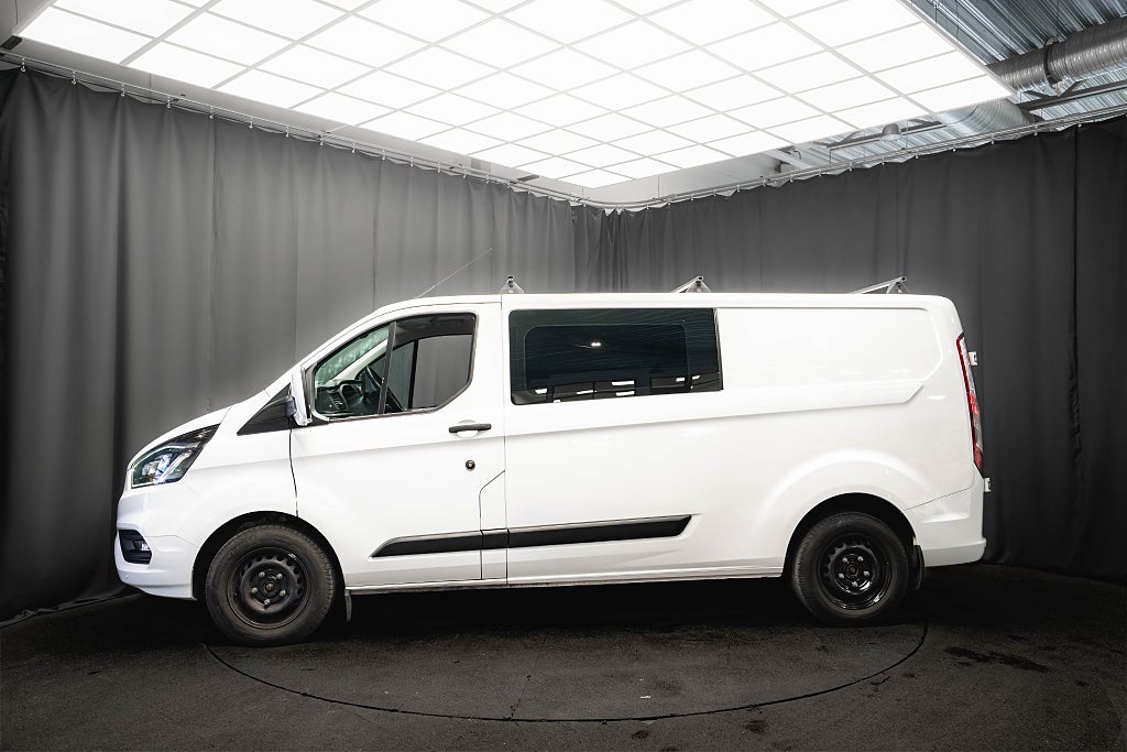 Ford transit Custom 340 Crew Van LÅNG L2 6-sits D-VÄRM KAMERA MOMS