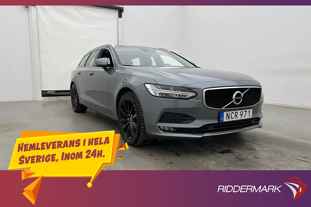 Volvo V90 T4 190hk Momentum Värmare CarPlay Sensorer Drag