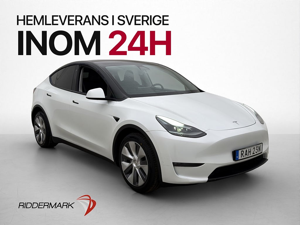 Tesla Model Y Long Range AWD Dragkrok Skinn Autopilot MOMS