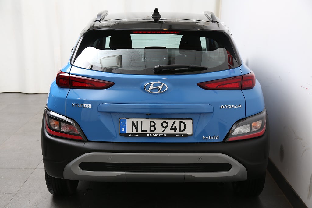 Hyundai Kona Hybrid 1,6 GDi 141hk HEV 6DCT Essential Tvåtons-Lack 2021
