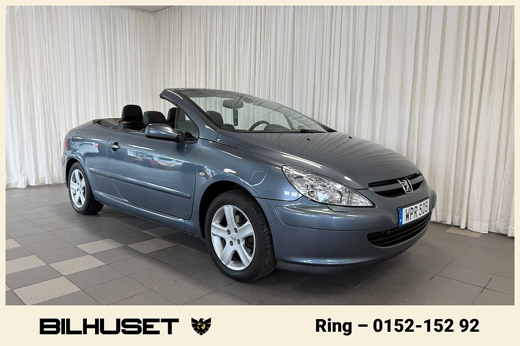 Peugeot 307 CC 2.0 M-VÄRMARE SKINN ELCAB 1 ÄGARE 