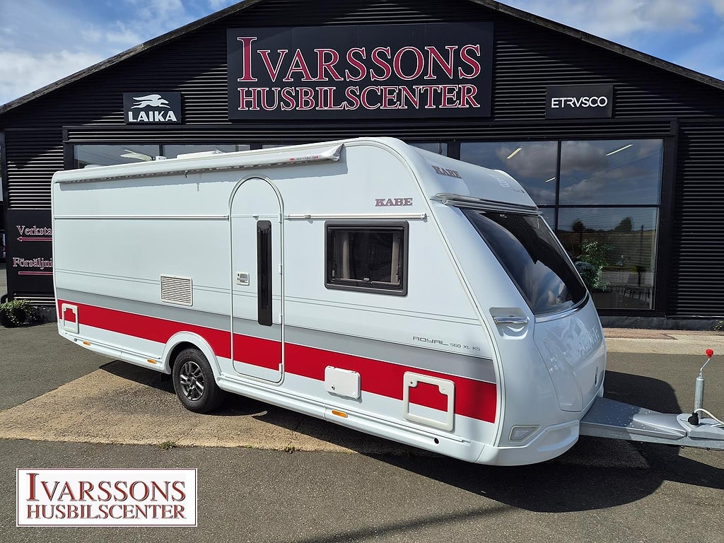Kabe Royal 560 XL KS / Dubbelbädd / Alde / Förtält