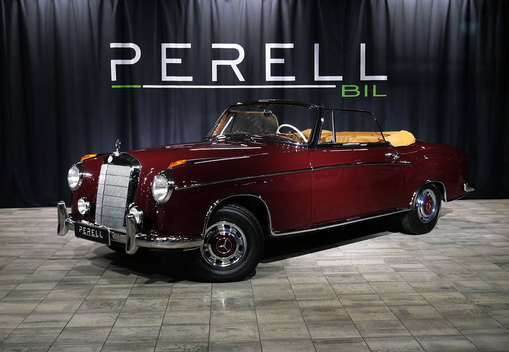 Mercedes-Benz W180 220 S Cabriolet /Svensksåld/Restaurererad