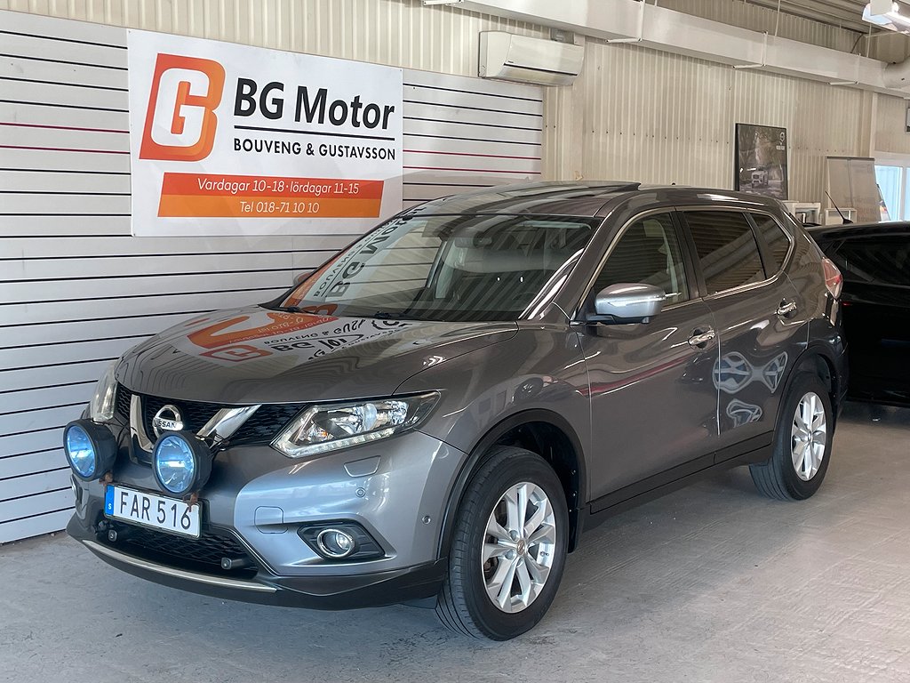 Nissan X-Trail 1.6 dCi 130HK 7-sits Motor-V/Pano/Navi/360