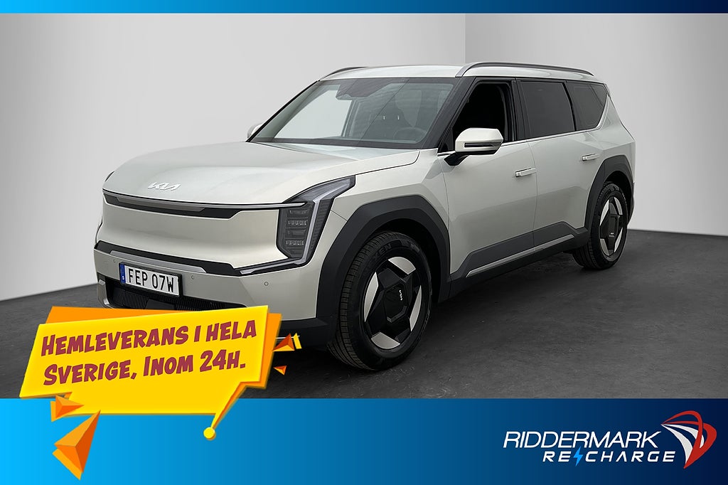Kia EV9 RWD Standard 218hk 7-Sits Kamera CarPlay Drag MOMS