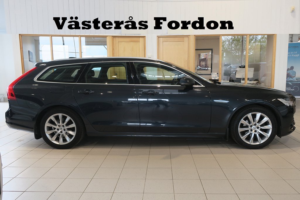 Volvo V90 D3e Momentum Läder Drag D-Värmare Navi Keyless 