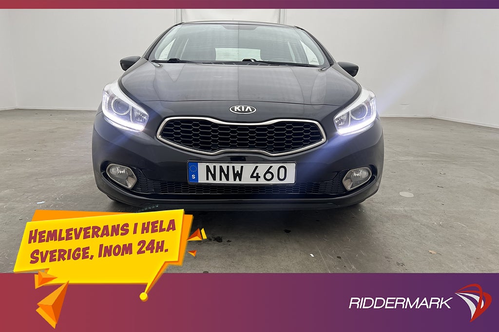 Kia Ceed 1.4 CVVT 99hk Action Sensorer Rattvärme Två-Brukare