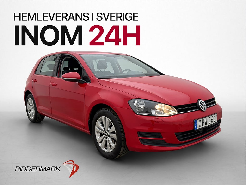 Volkswagen Golf 1.2 TSI 110hk P-Sensorer CarPlay Låg skatt