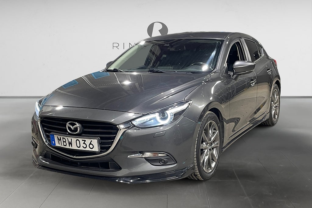 Mazda 3 2.0 SKYACTIV-G 120 HK AUT NAVI PDC 10500MIL 18"