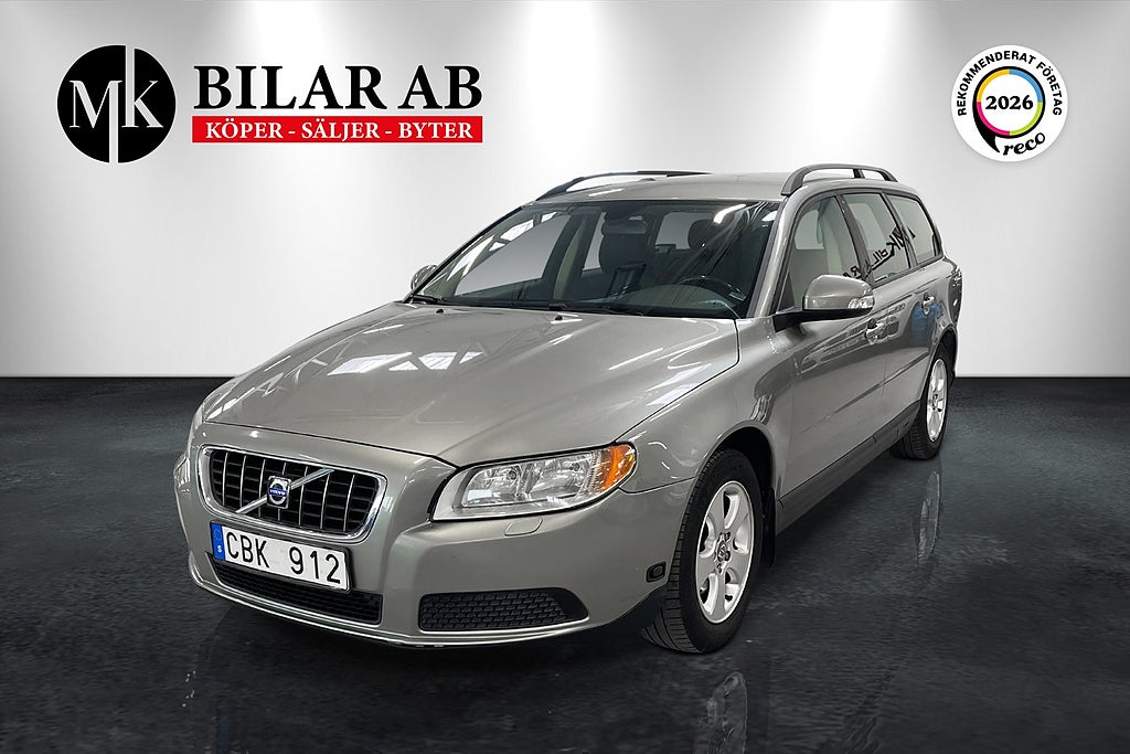Volvo V70 2.0F Kinetic Låga mil / Nyservad / Räntakampanj 3.45%
