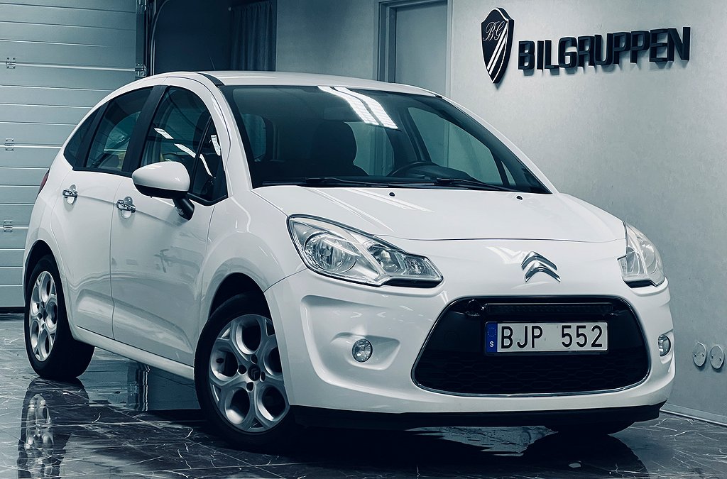 Citroën C3 1.2 VTi|Nybesiktigad|P-sen|bluetooth|Farthållare|