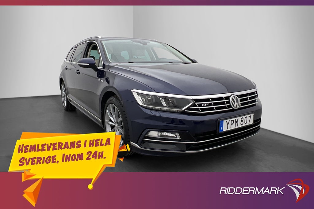 Volkswagen Passat TDI 4M 190hk R-Line Cockpit Skinn Dragkrok