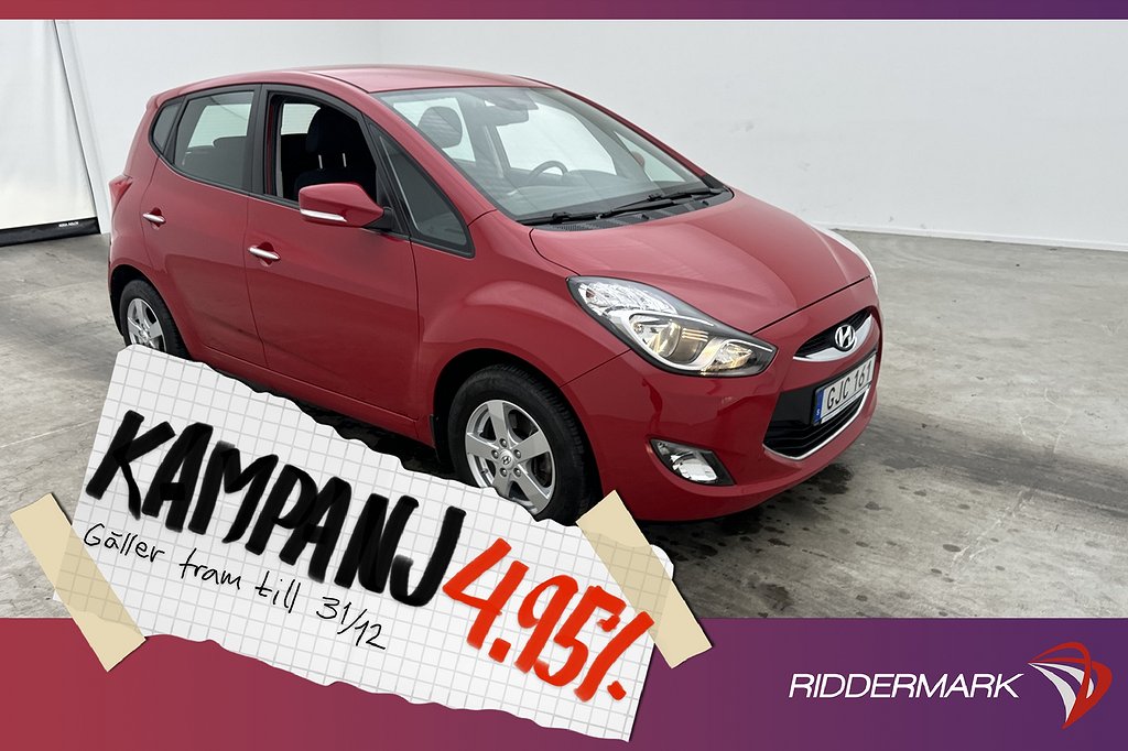 Hyundai ix20 116hk Premium Sensorer Farthållare 4,95% Ränta