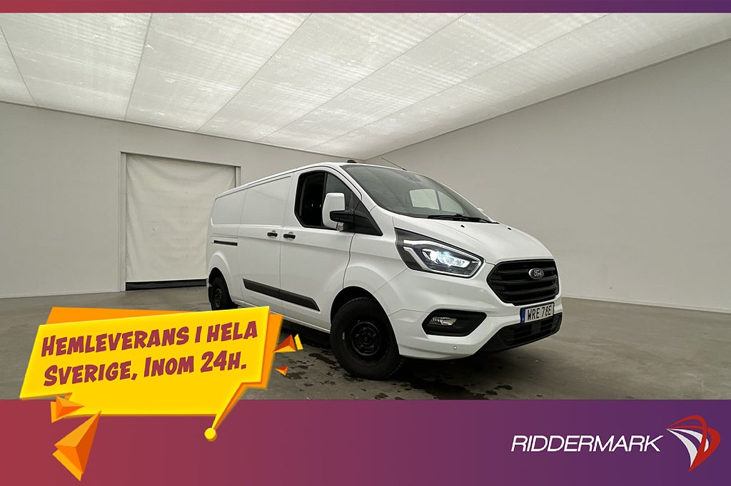Ford transit-custom L2 Värmare Drag CARPLAY B-Kamera Moms