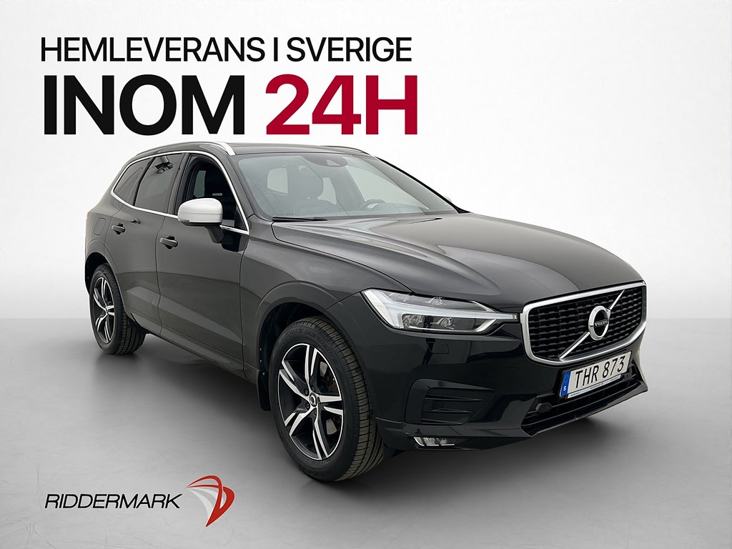 Volvo XC60 D4 AWD R-Design Pano VOC Dragkrok Värm Navi