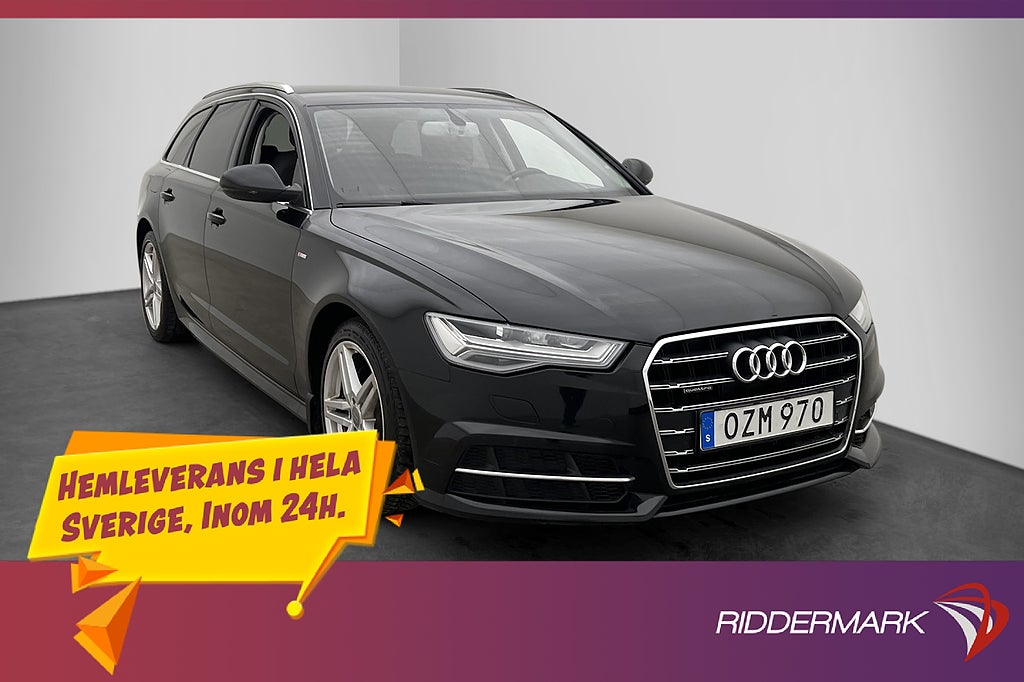 Audi A6 Avant 2.0 TDI 190hk Quattro Sensorer Dragkrok