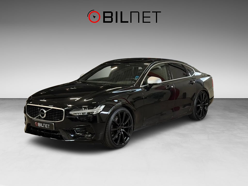 Volvo S90 D5 AWD 235hk R-Design Pano Värmare VOC HUD 21" Carbon