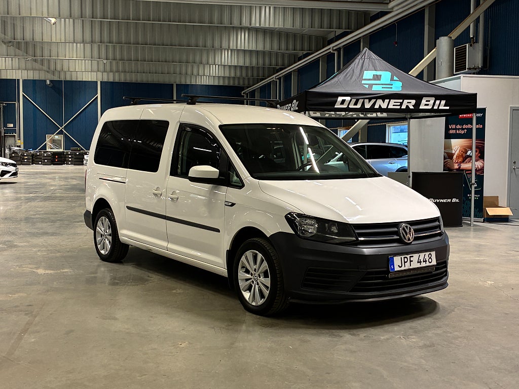 Volkswagen Caddy Maxi Life lång 7-Sits 2.0 TDI | V-hjul | 3.99% Ränta