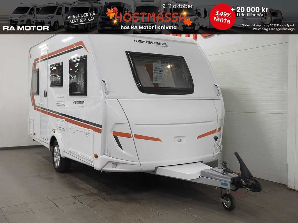 Weinsberg CaraOne 390 QD Mässerbjudande 1439:-/mån I Edition HOT
