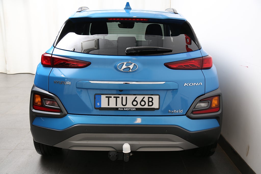 Hyundai Kona Hybrid 1,6 GDI 141hk Premium Aut 1ägare Motorv Drag 2020