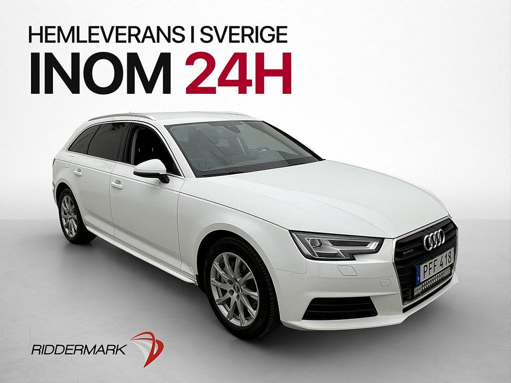 Audi A4 TDI Quattro 190hk Proline D-Värm LED-Ramp Drag