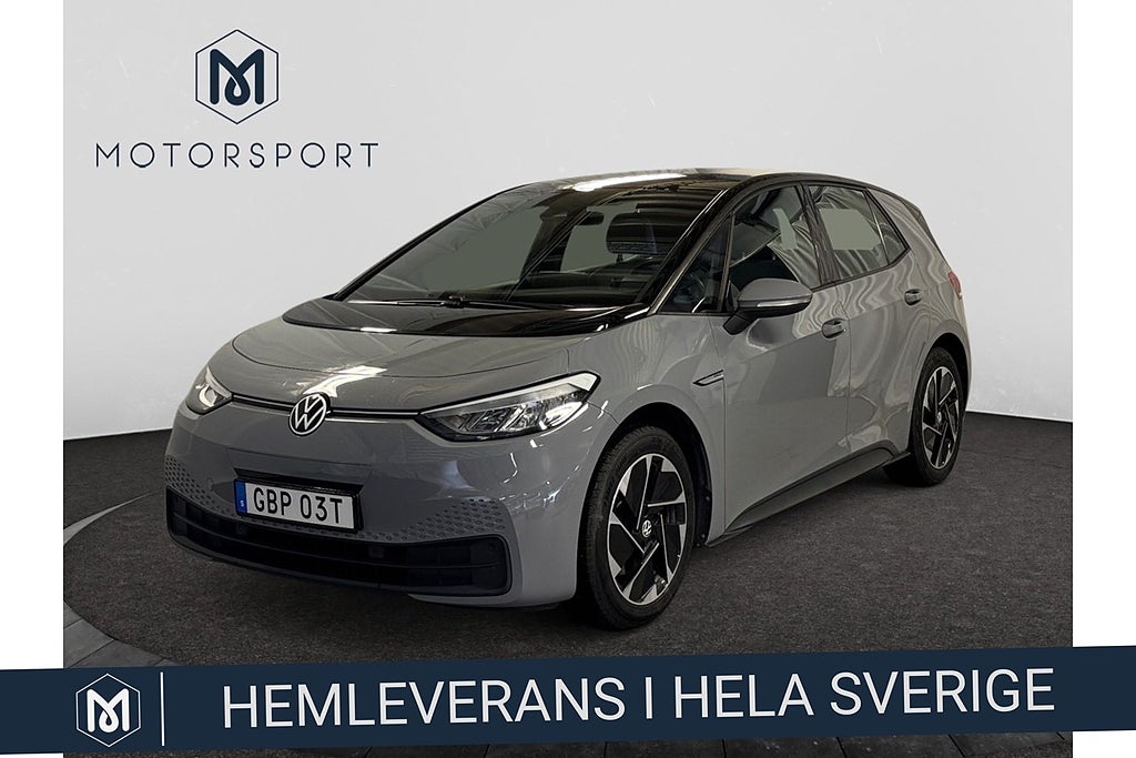 Volkswagen ID.3 Pro Performance Navi Carplay Sensorer Adpt-fart