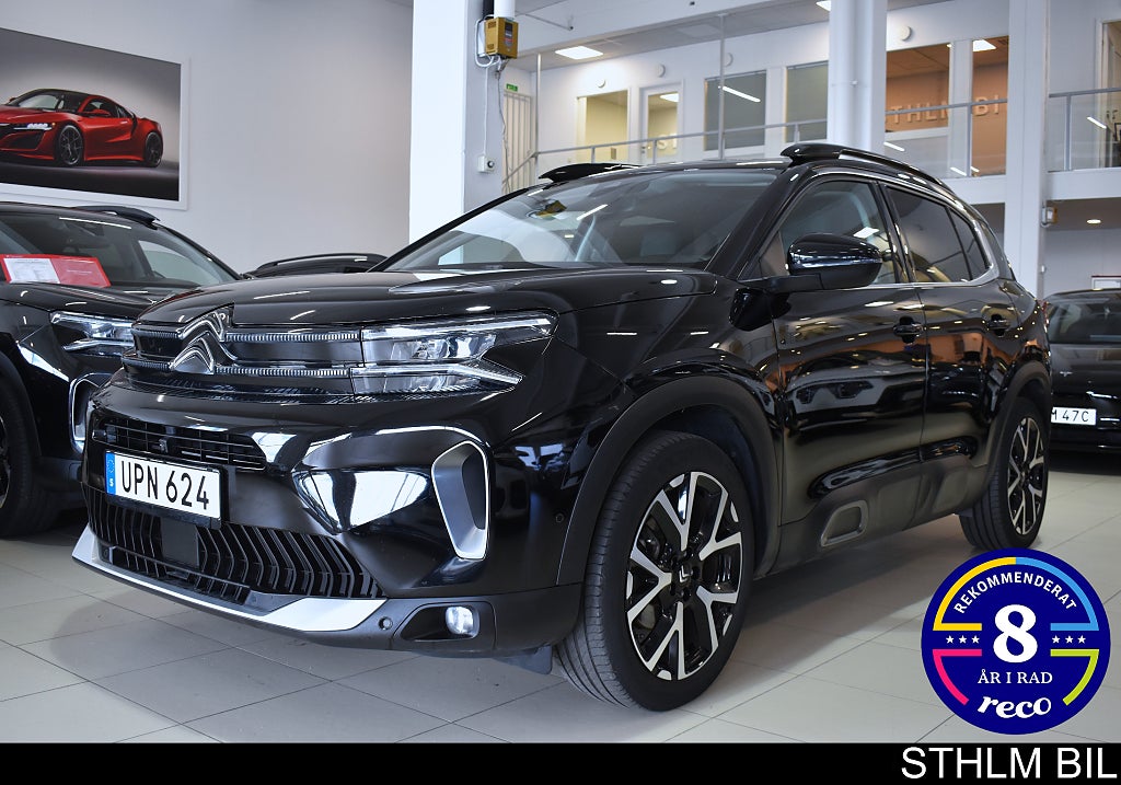 Citroën C5 Aircross 1.2 PureTech 130 Panorama Navi B-Kam 3,45% Ränta Moms
