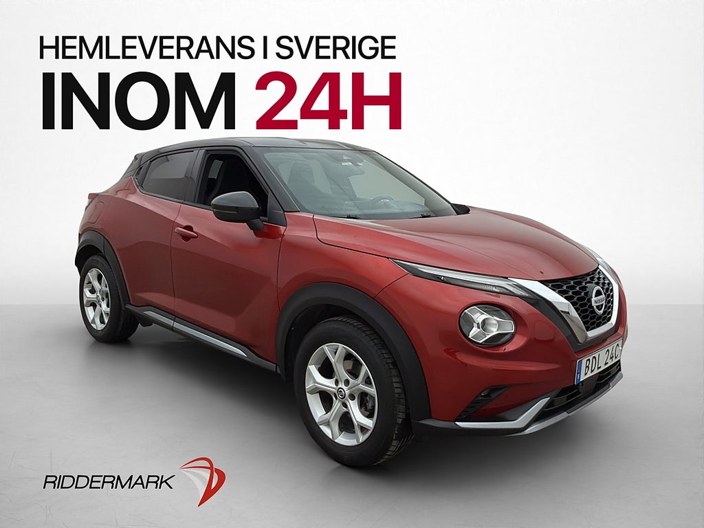 Nissan Juke 1.0 DIG-T 117hk N-Connecta 360° M-Värm Drag Navi