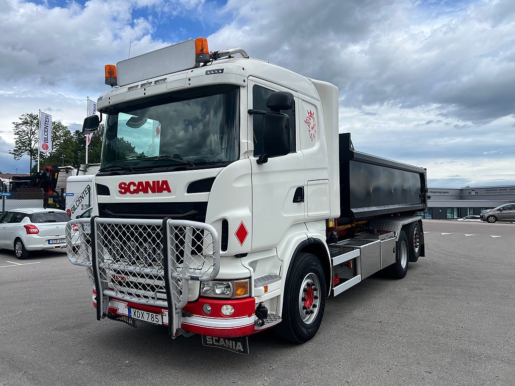 Scania R500 V8 6x2*4 Manuell Växellåda, Lastväxlare inkl flak