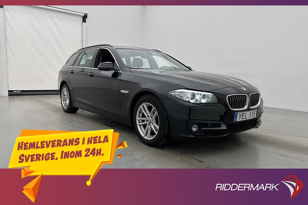 BMW 520 d 190hk xDrive Dragkrok Skinn M-Ratt Sensorer