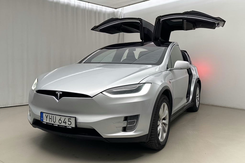 Tesla Model X 100D  6-sits 423hk AWD  Navi Backkamera  Drag  Moms 