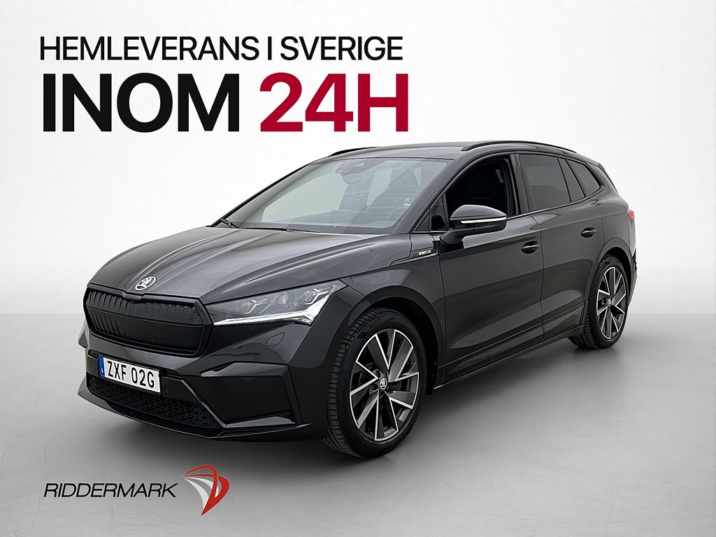 Skoda Enyaq iV 80 204hk Sportline Dragkrok Värm CarPlay MOMS